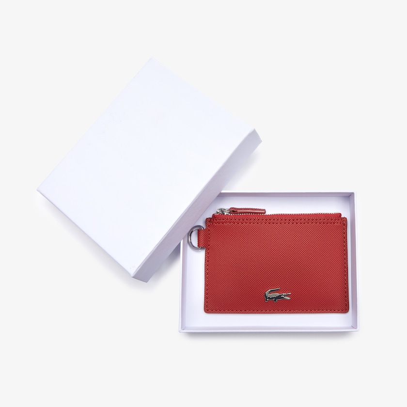 Acessorios Rosa Feminino Lacoste Anna Coated Canvas Zip Badge Holder GH8-81708O3