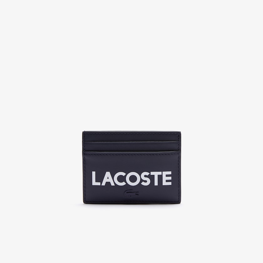 Acessorios Azul Marinho Azuis Masculino Lacoste Fitzgerald Leather Card Holder YA7-76547I1
