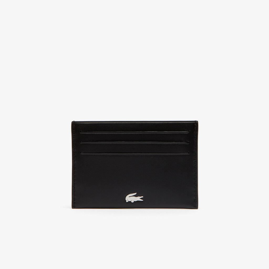 Acessorios Pretas Masculino Lacoste Fitzgerald Leather Wallet And Card Holder Set GY5-39023T1