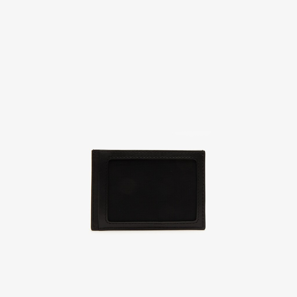 Acessorios Pretas Masculino Lacoste Fitzgerald Leather Wallet And Card Holder Set GY5-39023T1