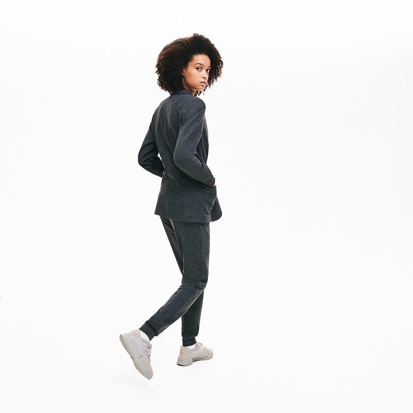 Blazers Cinzentas Feminino Lacoste Brushed-Knit XZ4-99479A2