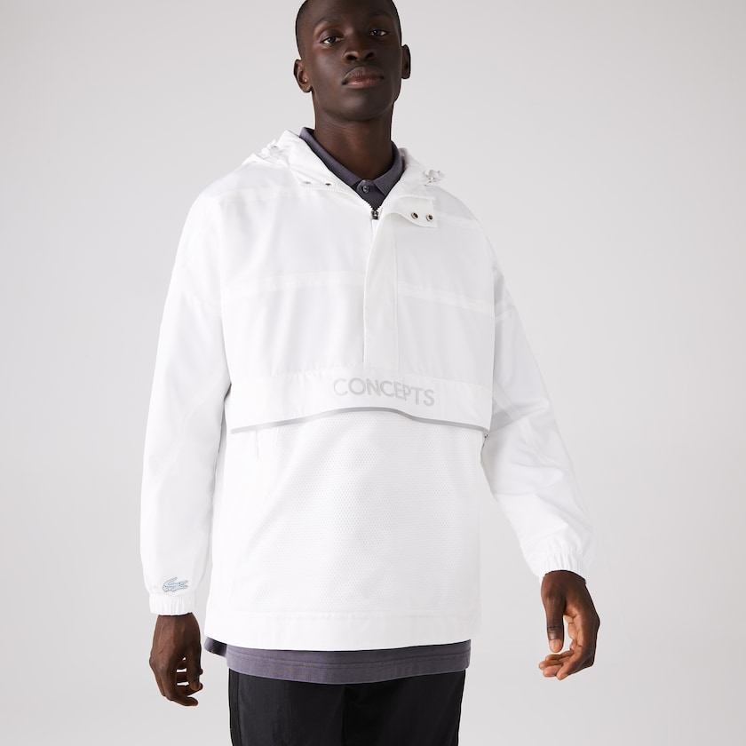 Blusão Branco Masculino Lacoste CONCEPTS Collaboration Crocodile Print BR2-87088X6