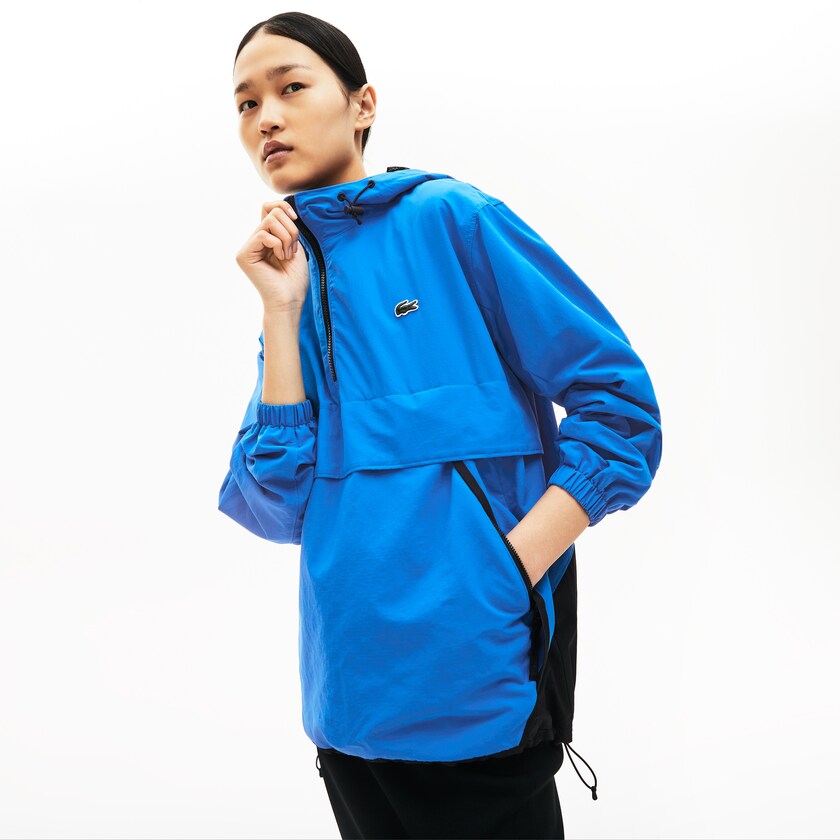 Blusão Azuis Pretas Masculino Lacoste LIVE Water- Resistant Pullover VM2-94809S2