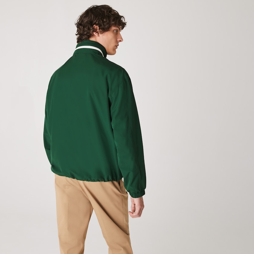 Blusão Verdes Masculino Lacoste Lightweight Water-Resistant Hooded YL3-10721W2