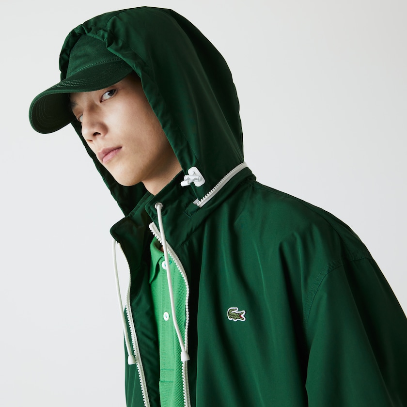 Blusão Verdes Masculino Lacoste Lightweight Water-Resistant Zip FO1-51195G0