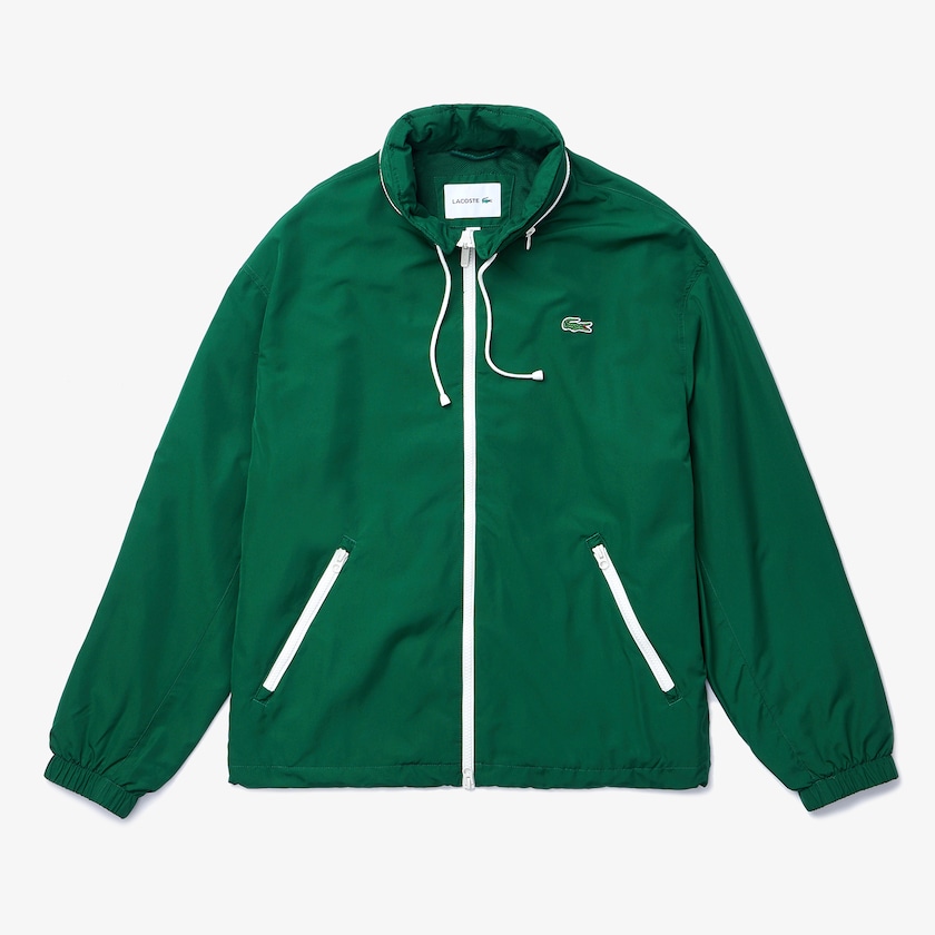Blusão Verdes Masculino Lacoste Lightweight Water-Resistant Zip FO1-51195G0