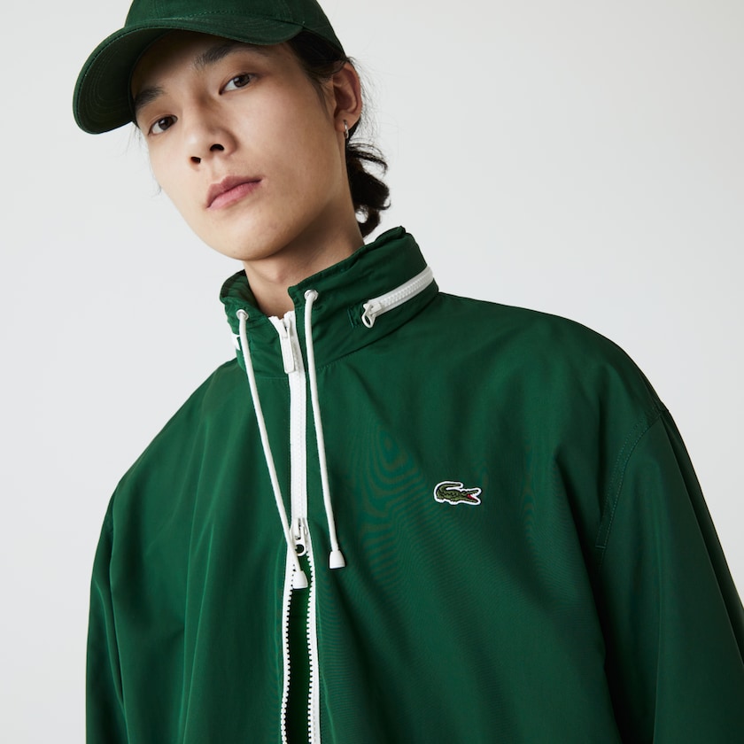 Blusão Verdes Masculino Lacoste Lightweight Water-Resistant Zip FO1-51195G0