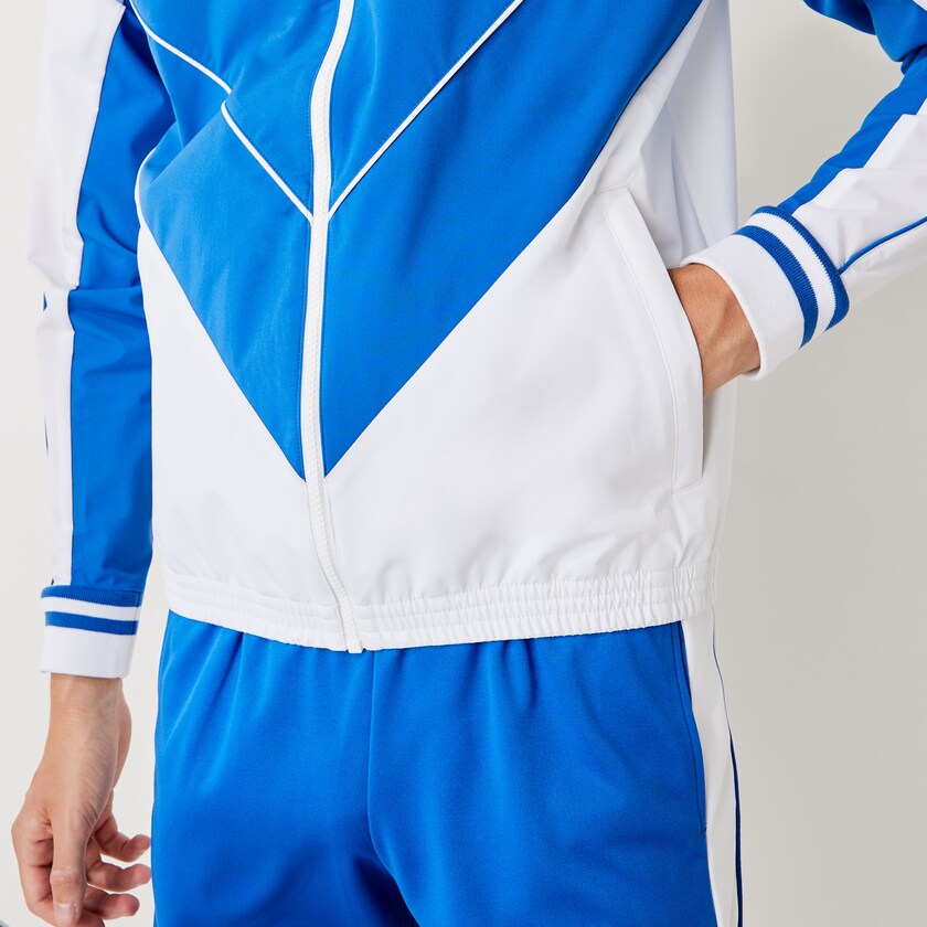 Blusão Branco Azuis Masculino Lacoste SPORT x Novak Djokovic Lightweight GF7-49144L8