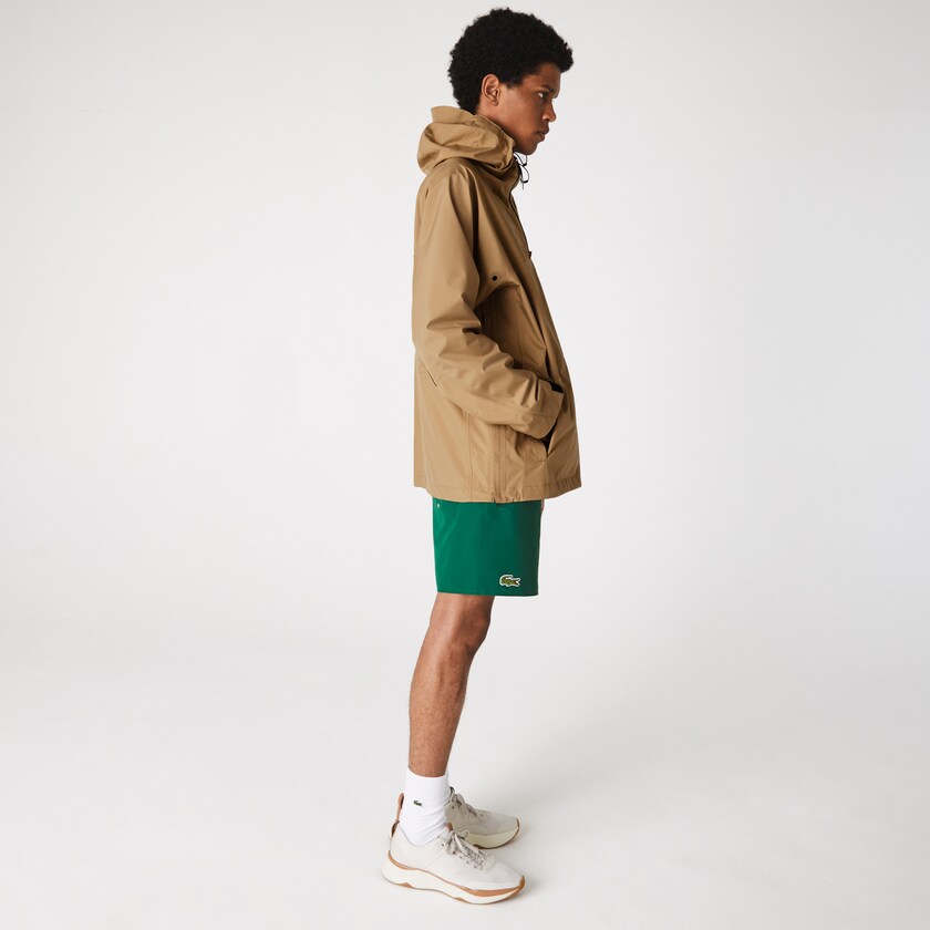 Blusão Bege Masculino Lacoste Water-Resistant Hooded MN2-25872R8