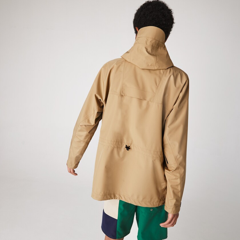 Blusão Bege Masculino Lacoste Water-Resistant Hooded MN2-25872R8