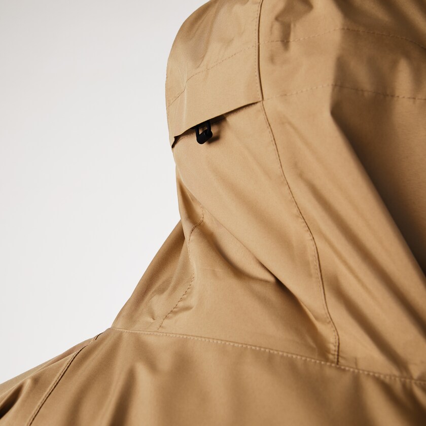 Blusão Bege Masculino Lacoste Water-Resistant Hooded MN2-25872R8