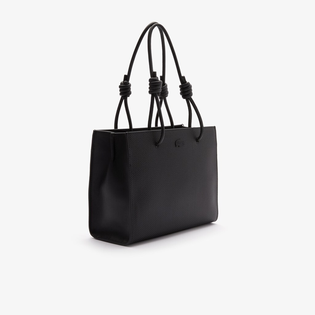 Bolsa Tiracolo Pretas Feminino Lacoste Chantaco Matte Piqué Leather Slung MO6-31173J3