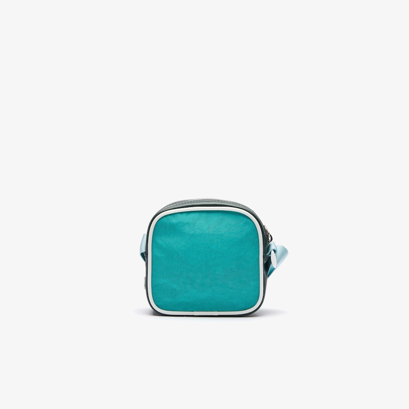 Bolsa Tiracolo Verdes Escuro Masculino Lacoste LCST Badge Colorblock Zip DO4-41554A9
