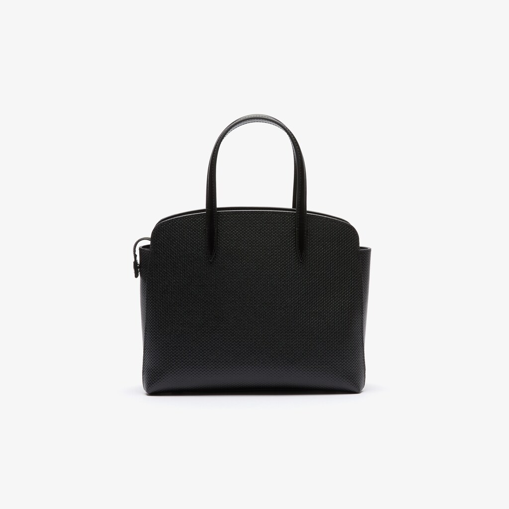 Bolsa de Mão Pretas Feminino Lacoste Chantaco Piqué Leather EU7-72307I1