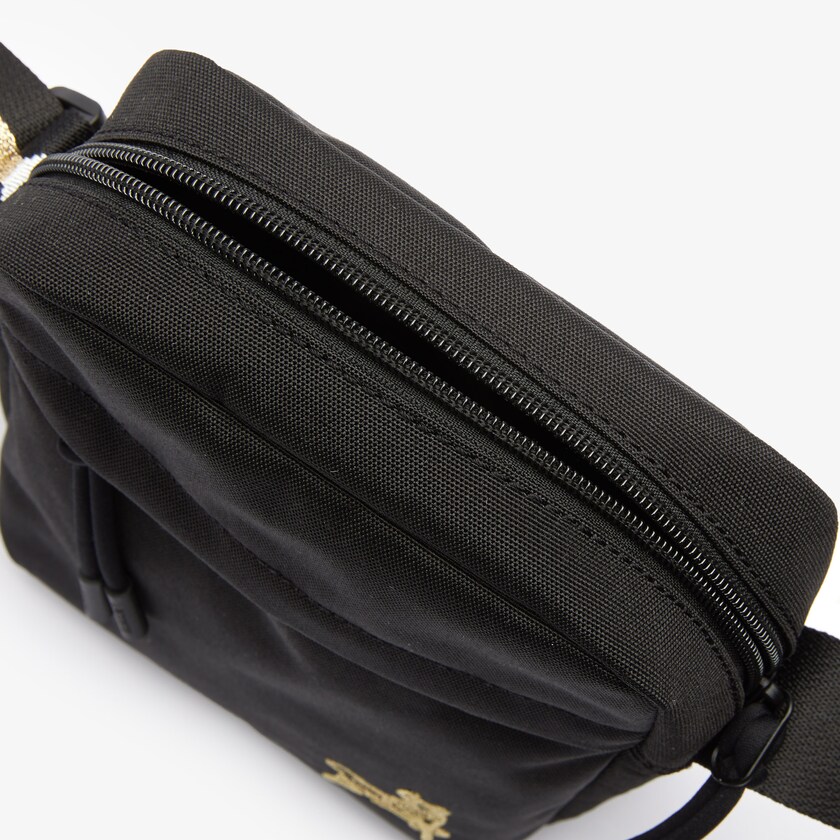 Bolsas Pretas Douradas Masculino Lacoste Classic Camera Bag AO8-00030Y1