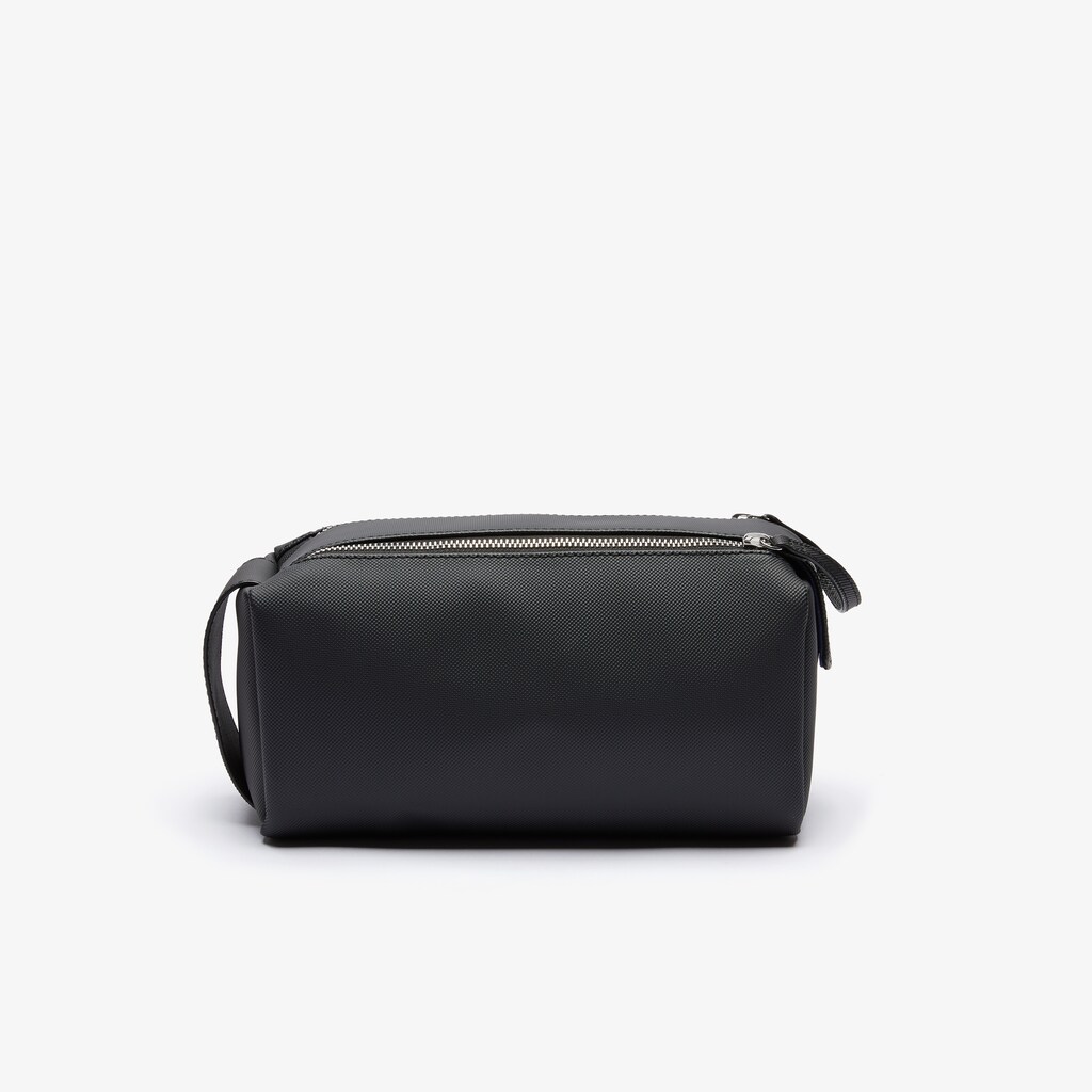 Bolsas Pretas Masculino Lacoste Classic Double Zip Petit Piqué Toilet Kit WL0-36773Q8