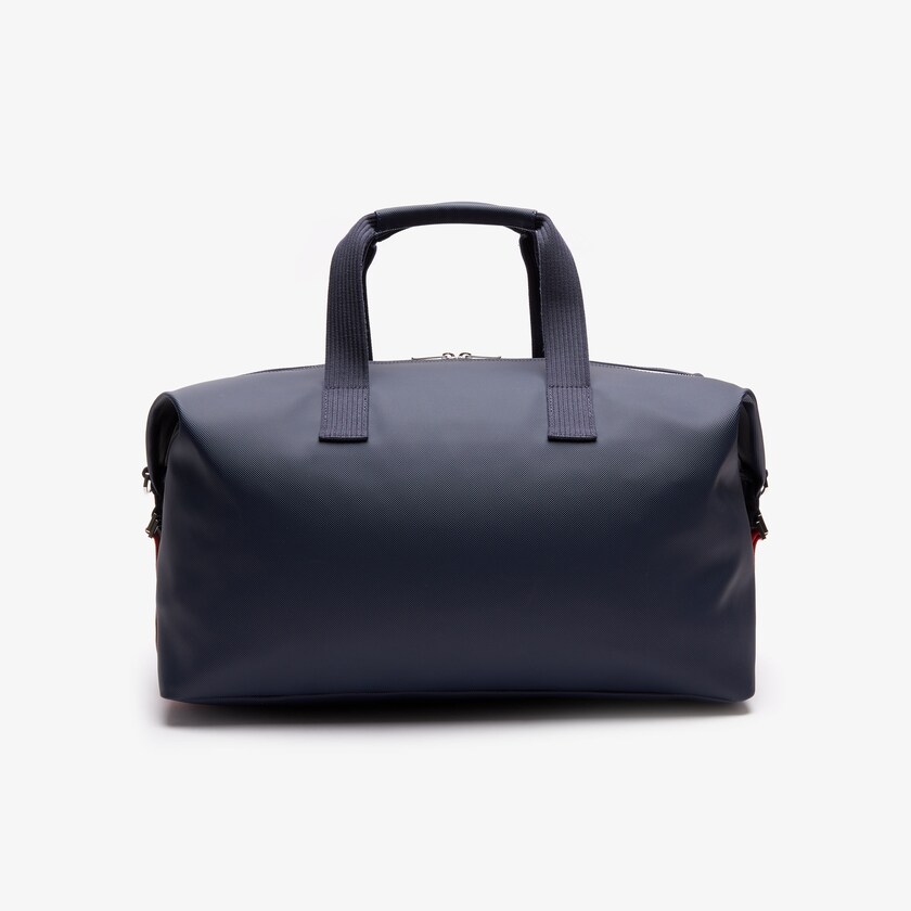 Bolsas Azul Marinho Azuis Branco Vermelhas Masculino Lacoste Classic Tricolour Accents Weekender Bag ER3-65816T8