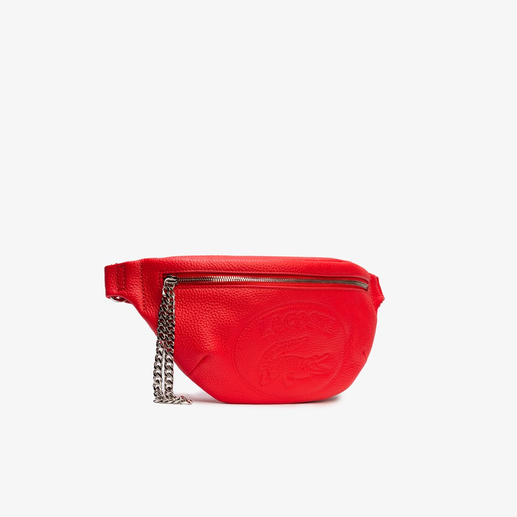 Bolsas Vermelhas Feminino Lacoste Croco Crew Grained Leather Beltbag FG9-16281Q7