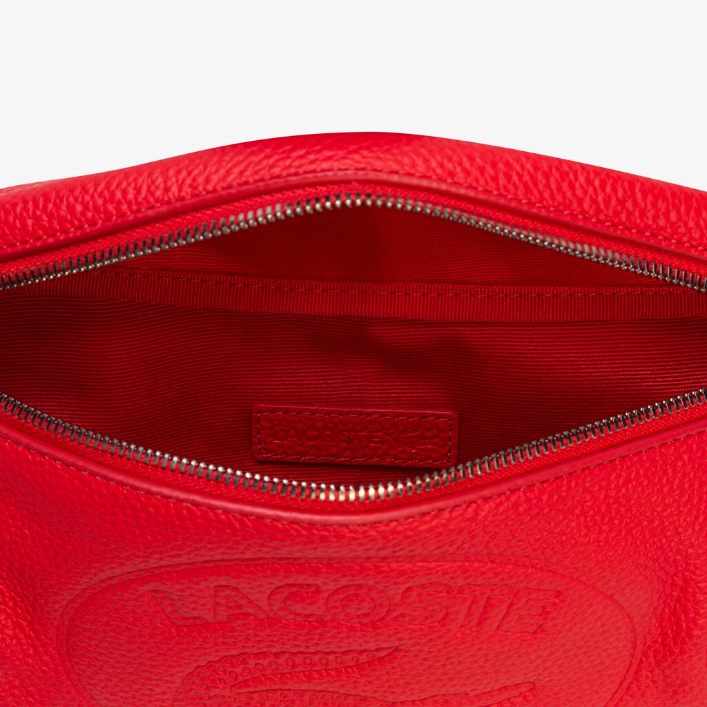 Bolsas Vermelhas Feminino Lacoste Croco Crew Grained Leather Beltbag FG9-16281Q7