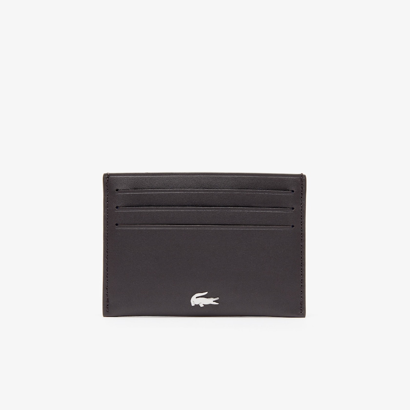 Bolsas Marrom Escuro Masculino Lacoste Fitzgerald credit card holder in leather XO0-48634N0