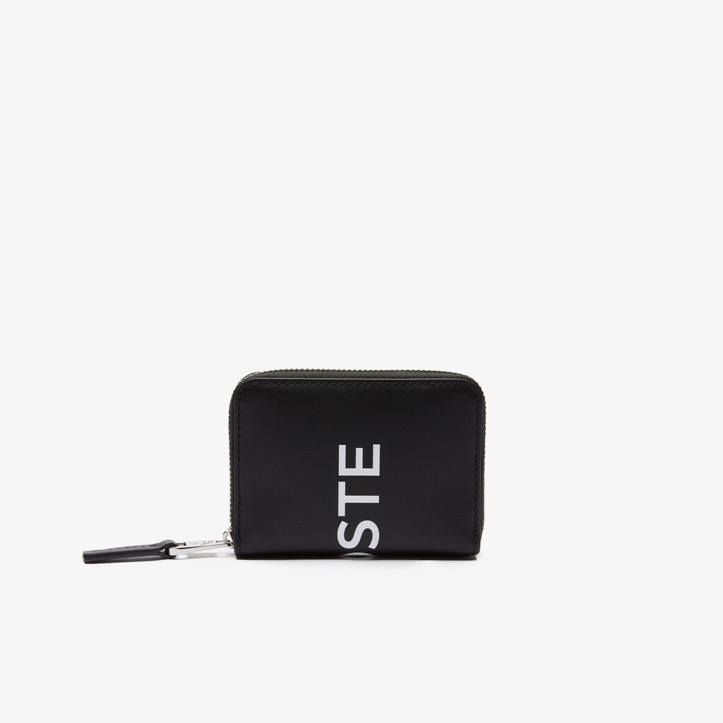 Bolsas Pretas Branco Masculino Lacoste L.12.12 Smooth Leather Wallet And Key Chain Gift Box QW8-14281E5