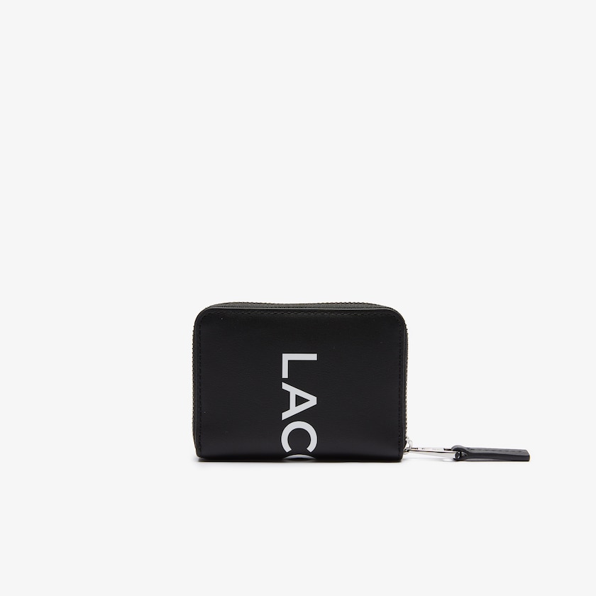 Bolsas Pretas Branco Masculino Lacoste L.12.12 Smooth Leather Wallet And Key Chain Gift Box QW8-14281E5