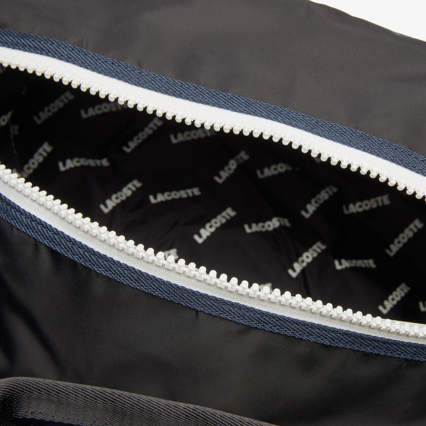 Bolsas Azul Marinho Azuis Pretas Masculino Lacoste Motion Ultra-Light Zippered Gym Bag PG3-24862A3
