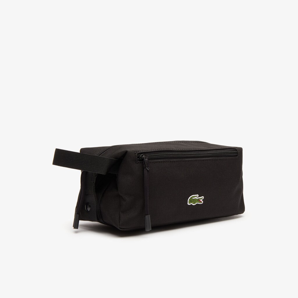 Bolsas Pretas Masculino Lacoste Néocroc Canvas Toilet Kit XY5-60056K9