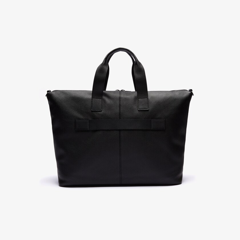 Bolsas Pretas Masculino Lacoste Soft Matte Detachable-Strap Weekend Bag OS3-56175P3