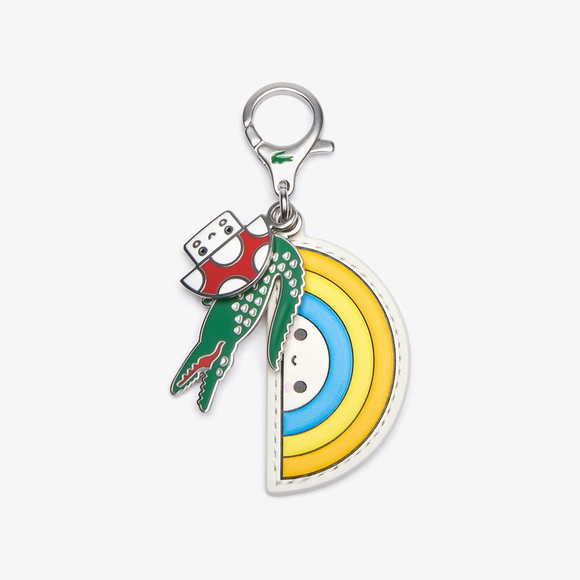 Bolsas Amarelas Masculino Lacoste x FriendsWithYou Coloured Metal Charm Keyring XC3-35123X7