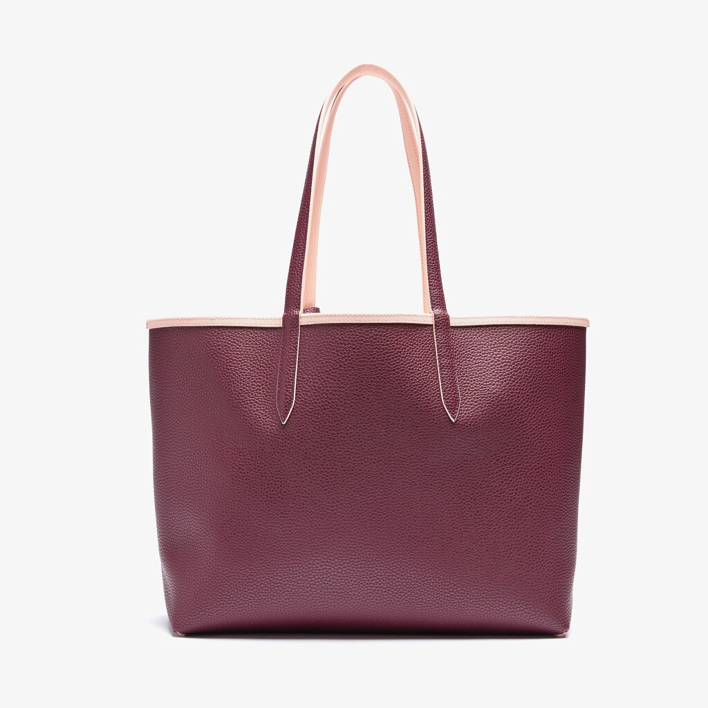 Bolsas Tote Bordeaux Feminino Lacoste Anna Removable Pouch Signature Reversible TW5-63566U6