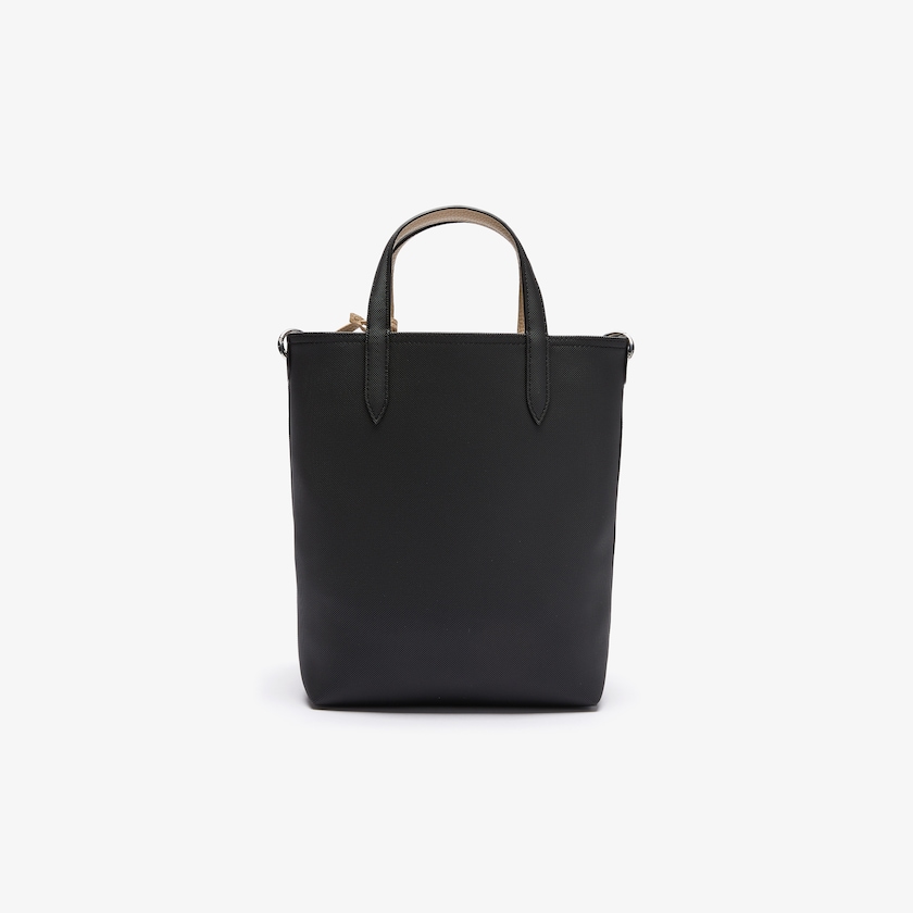 Bolsas Tote Pretas Caqui Feminino Lacoste Anna Reversible Coated Canvas YN2-81388W3