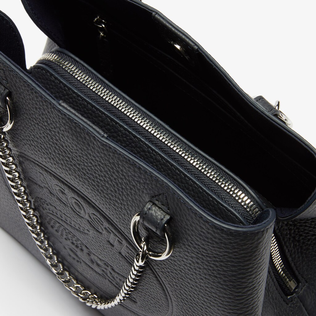 Bolsas Tote Azul Marinho Feminino Lacoste Croco Crew Embossed Logo Small Leather HP0-28042S7
