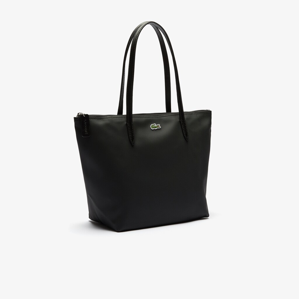 Bolsas Tote Pretas Feminino Lacoste L.12.12 Concept Small Zip WM6-02880N9