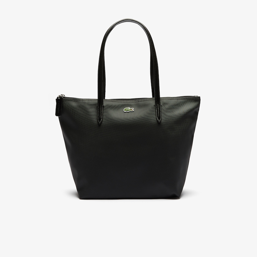 Bolsas Tote Pretas Feminino Lacoste L.12.12 Concept Small Zip WM6-02880N9