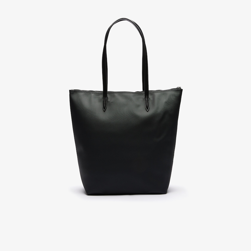 Bolsas Tote Pretas Feminino Lacoste L.12.12 Concept Vertical Zip DQ9-64106V2