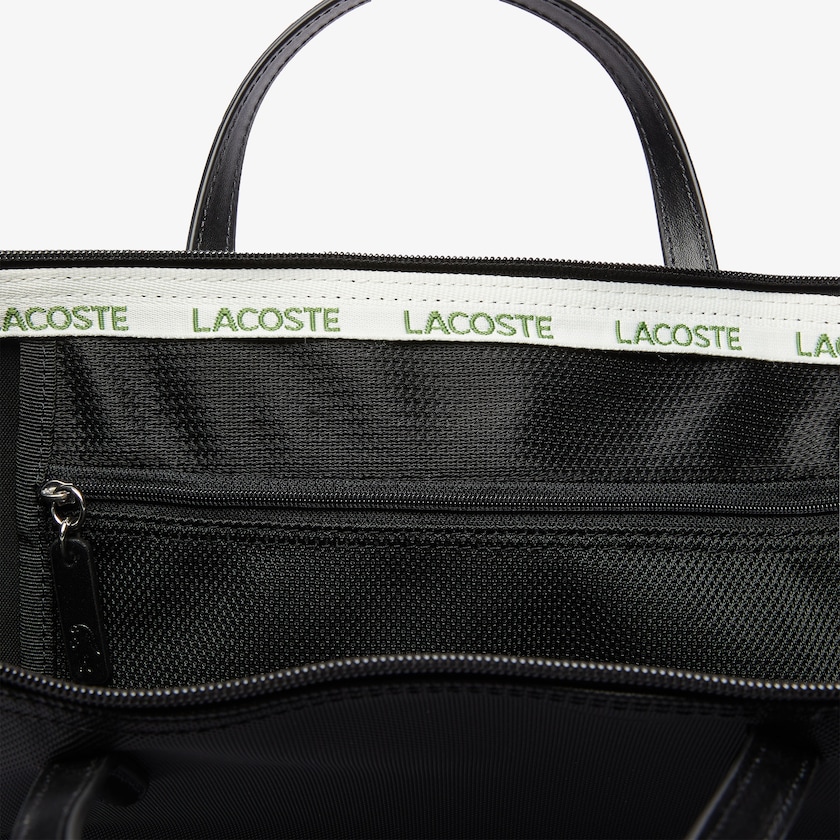 Bolsas Tote Pretas Feminino Lacoste L.12.12 Concept Weekend CQ9-17941S7