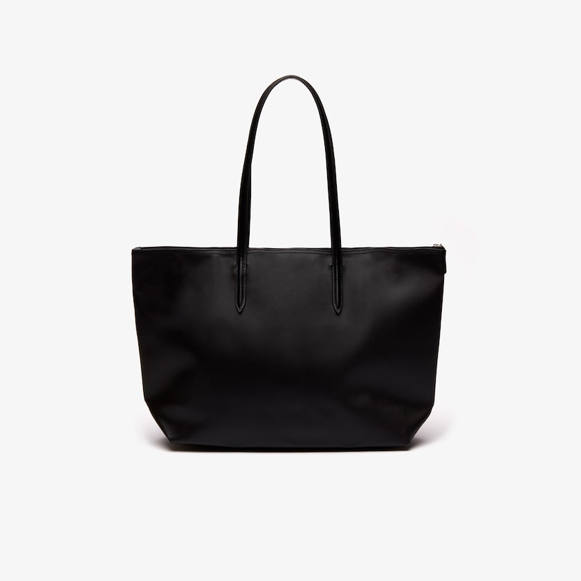 Bolsas Tote Pretas Feminino Lacoste L.12.12 Concept Zip OP9-26402B8