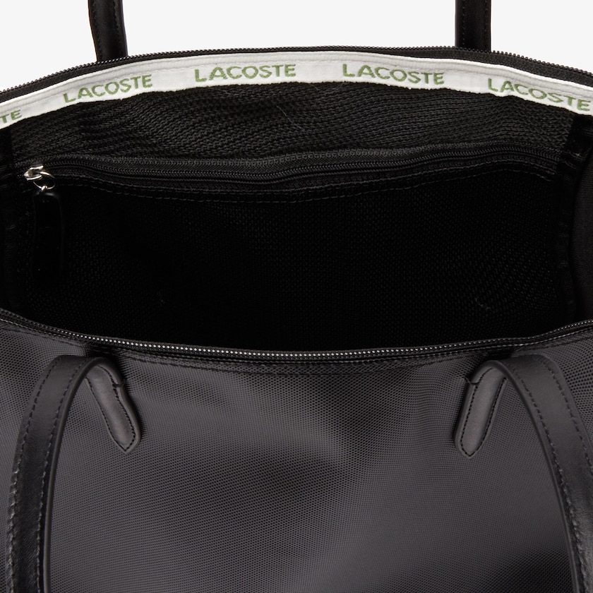 Bolsas Tote Pretas Feminino Lacoste L.12.12 Concept Zip OP9-26402B8