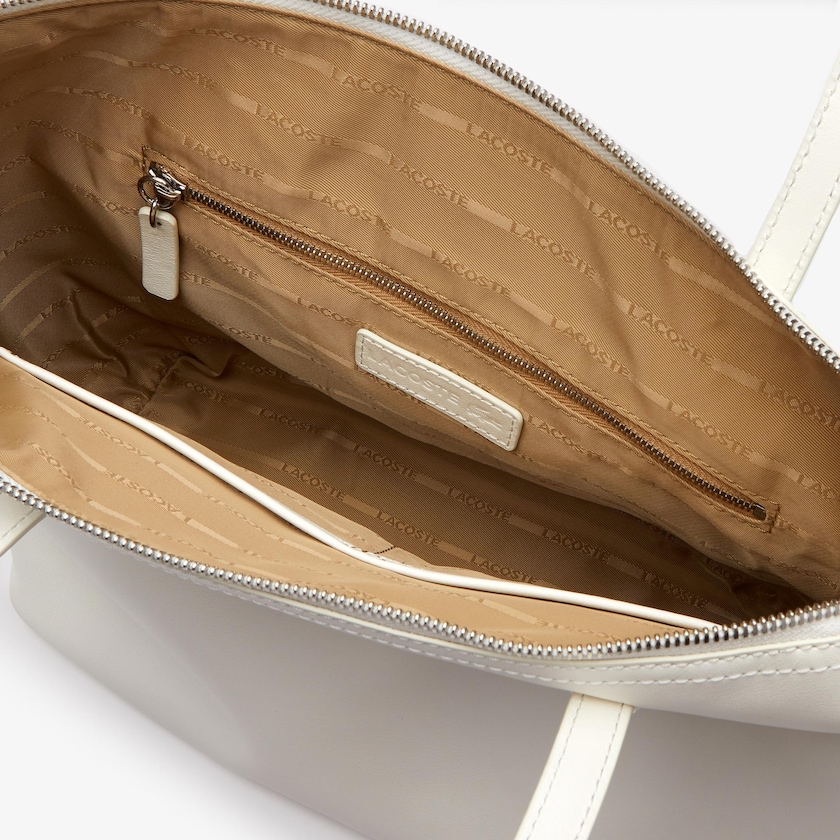 Bolsas Tote Branco Feminino Lacoste L.12.12 Small Leather XD4-50355R9