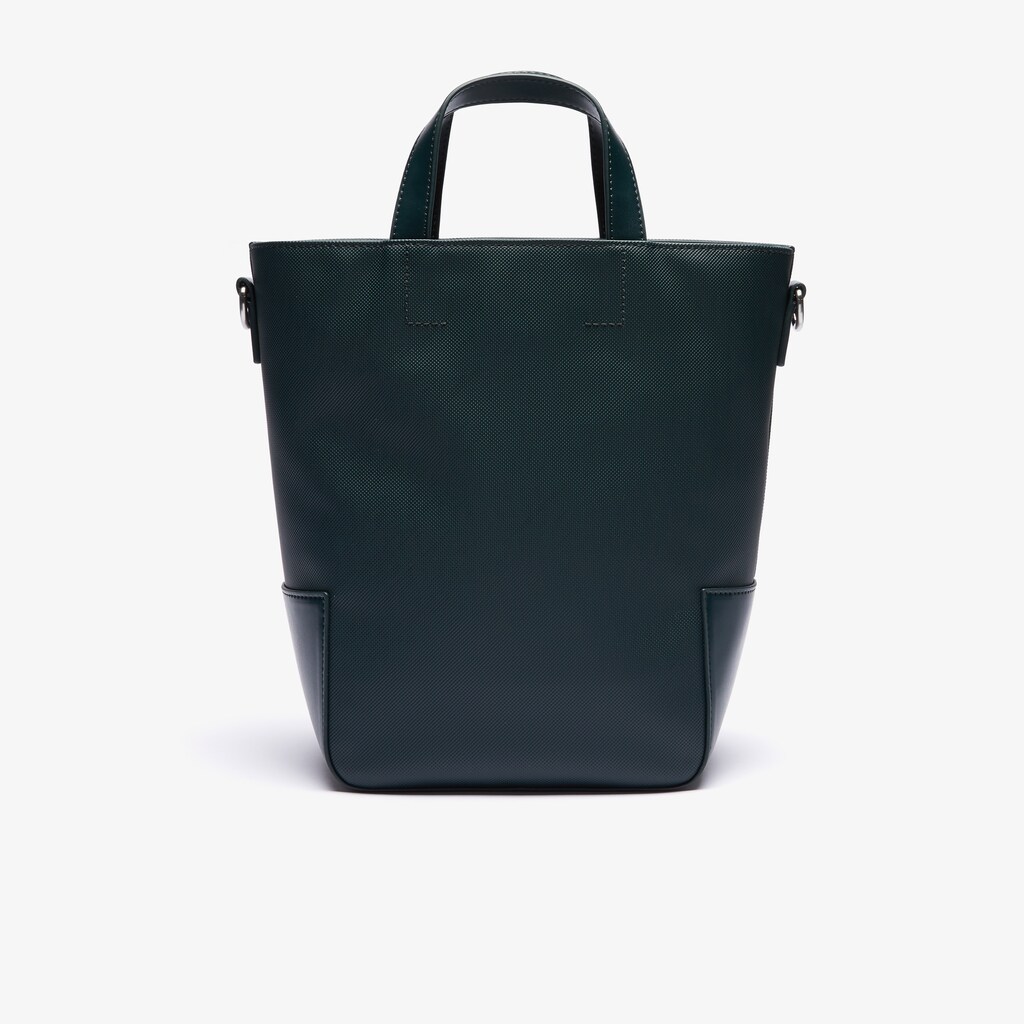 Bolsas Tote Verdes Escuro Feminino Lacoste Piqué Resort Piqué Canvas VI0-07110P3