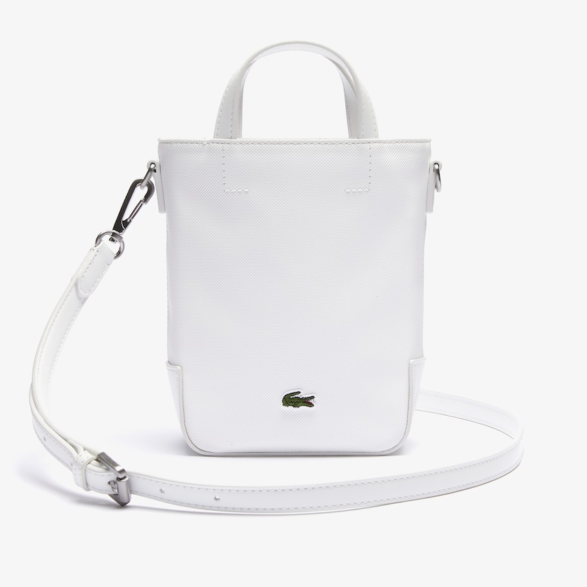 Bolsas Tote Branco Feminino Lacoste Small Piqué Canvas SI9-32363E1
