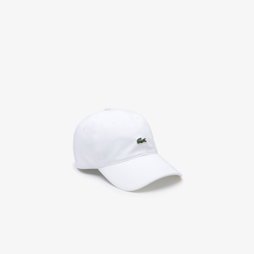 Boné Branco Masculino Lacoste Contrast Strap And Crocodile Cotton RR1-53435M8