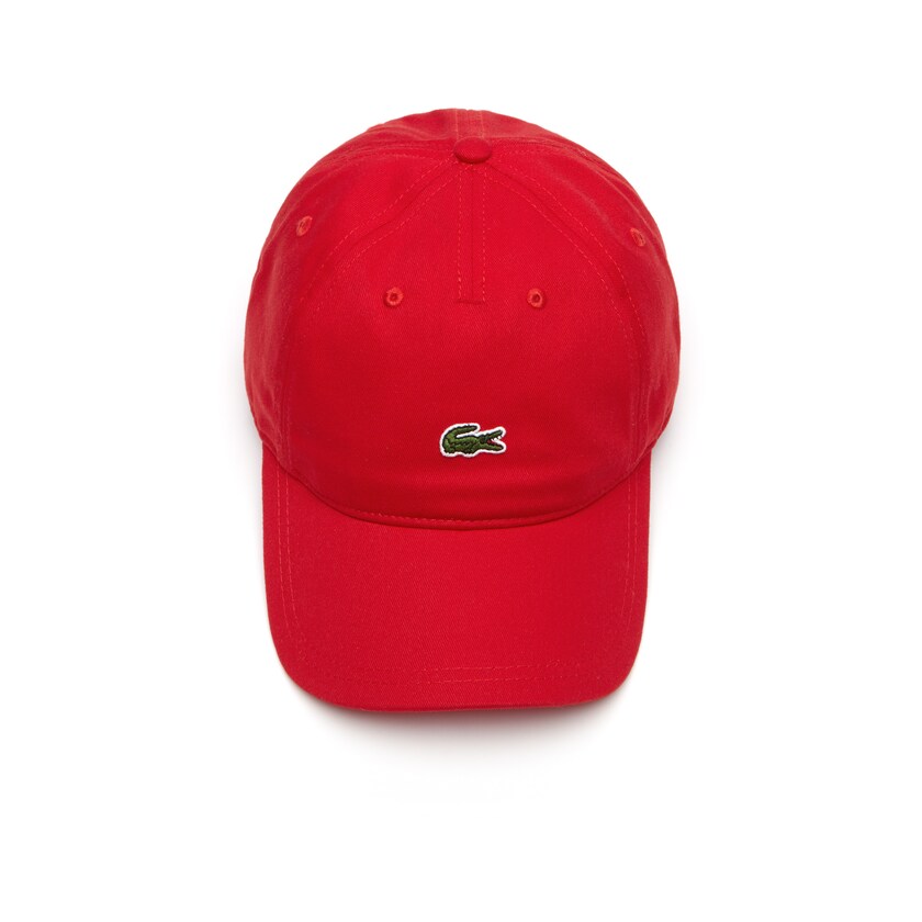 Boné Vermelhas Masculino Lacoste Embroidered Crocodile Cotton LK0-63546Z8