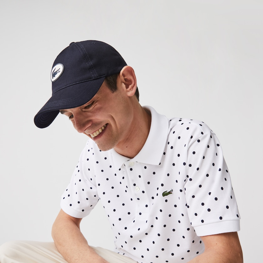 Boné Azul Marinho Azuis Masculino Lacoste Heritage Cotton VW0-50015H4