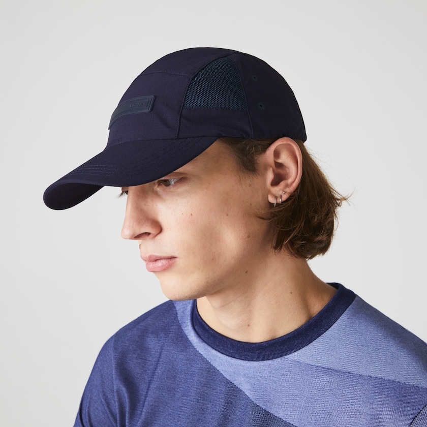 Boné Azul Marinho Azuis Masculino Lacoste Motion Nylon RK1-55195C6