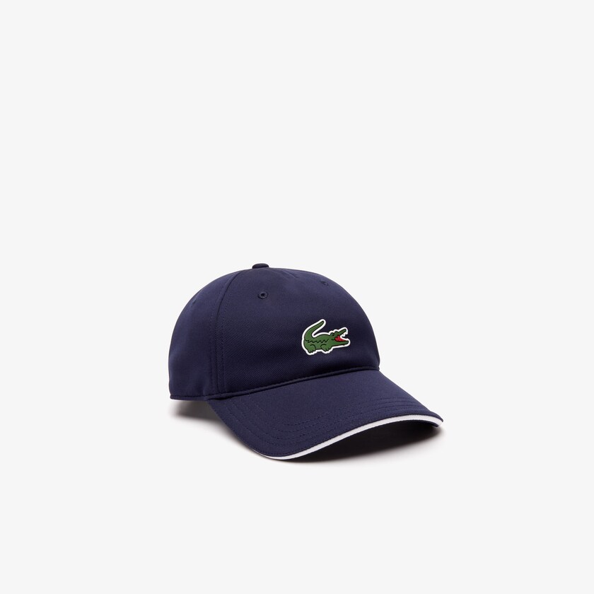 Boné Azul Marinho Azuis Branco Masculino Lacoste SPORT Breathable Piqué Golf HI9-25352S5