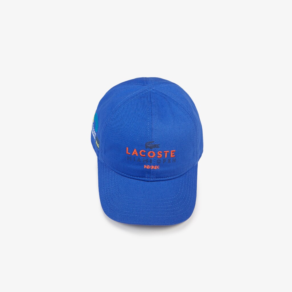 Boné Azuis Laranja Azul Marinho Azuis Masculino Lacoste SPORT Miami Open Cotton HZ6-25782K4