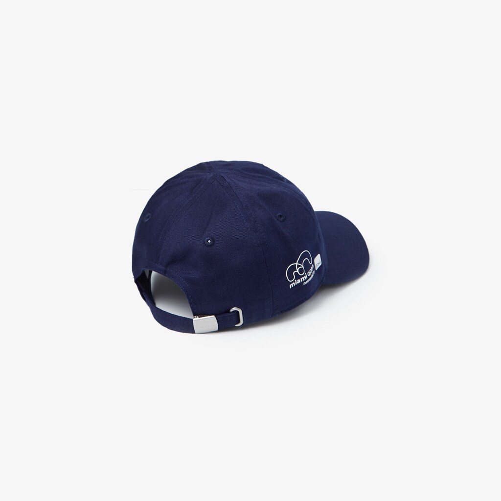 Boné Azul Marinho Azuis Branco Masculino Lacoste SPORT Miami Open Print Cotton LC1-98209X8