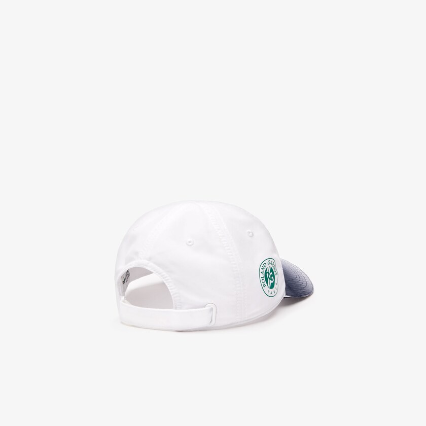 Boné Branco Azul Marinho Azuis Masculino Lacoste SPORT Roland Garros Ombré TN8-53225I4